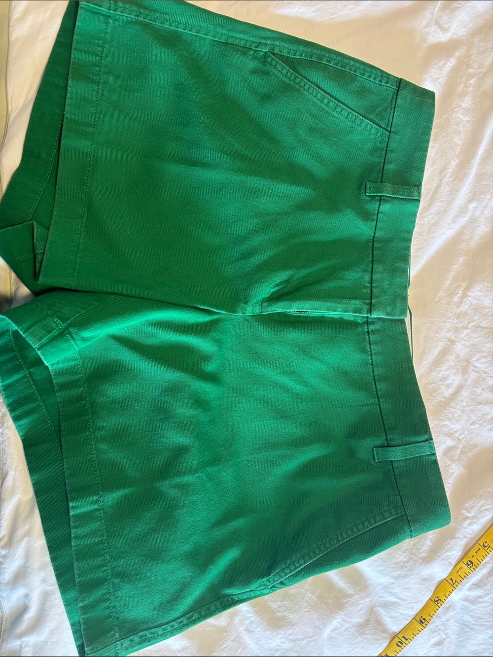 J. Crew Factory Emerald Green High-Waist Women's Shorts